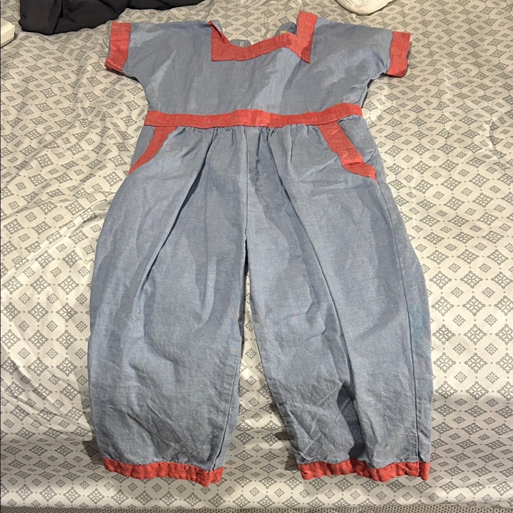 Kids Hey Gang Blue and Red Jumpsuit - 2/3